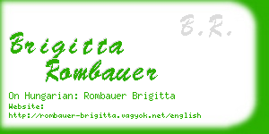 brigitta rombauer business card